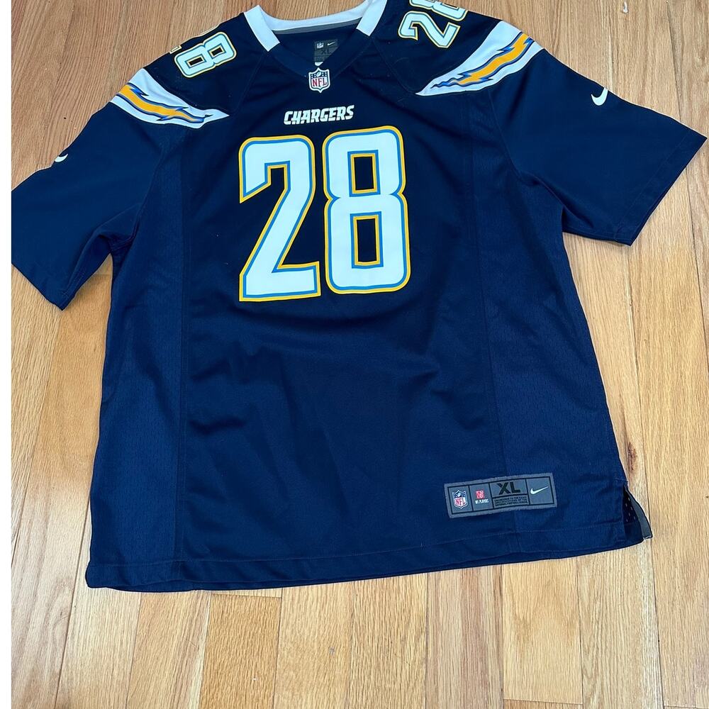 NFL Offical Chargers Jersey, Melvin Gordon #28, Size XL